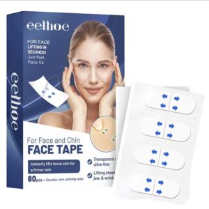 Anti-Wrinkle Beauty Stickers – 60pcs, Waterproof & Breathable Face Tape for Skin Care